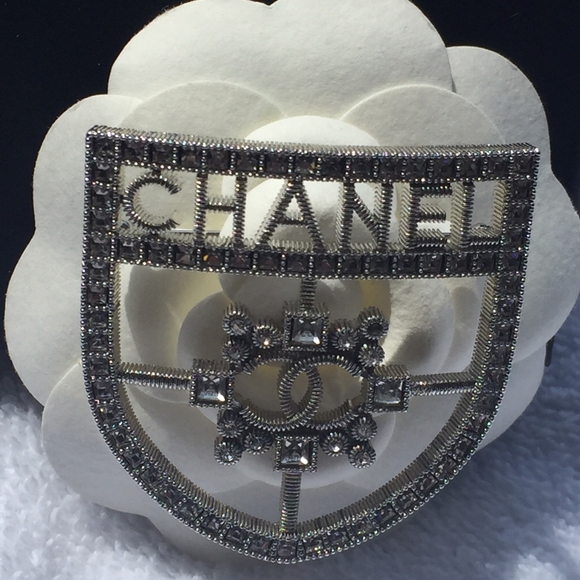 Authentic Chanel Shield Brooch - Picture 4 of 5
